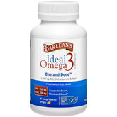Barlean's Ideal Omega 3 Softgel Capsules 1000mg orange flavour front view