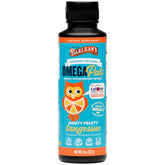 Barlean's Omega Pals fish oil bottle front view with Tangerine flavour