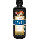 Barlean's Organic Lignan Flax Oil 100g front view with packaging
