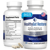 Barton Nutrition HealthyGut Restore Multi-Enzymes 90 Capsules front view