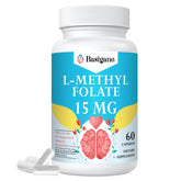 Basigano L-Methylfolate 15mg supplement bottle front view