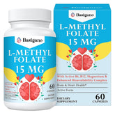 Basigano L-Methylfolate 15mg supplement bottle front view