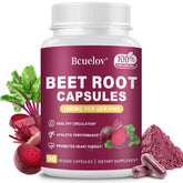 Bcuelov Beet Root Powder Capsules bottle front view