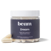 Beam Dream Sleep Capsules bottle front view with 30 count