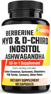 BEBEFEN B8 (Inositol) supplement front view with 90 capsules