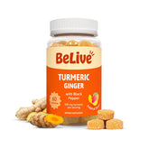 BeLive Turmeric Curcumin Gummies 60 count front view