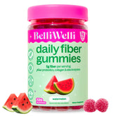 Belli Welli 4-in-1 Gut Wellness Gummies front view, watermelon flavour