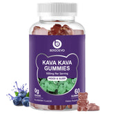 BERSOEVO Kava Kava Gummies bottle front view with 60 gummies
