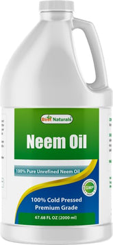 Best Naturals 100% Pure Neem Oil 68 OZ front view