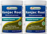 Best Naturals Glucomannan Powder 2000mg front view