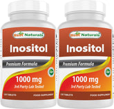 Best Naturals Inositol Tablets 1000 mg bottle front view