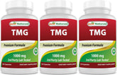 Best Naturals TMG 1000mg blended vitamin supplement bottle front view