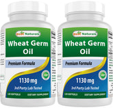 Best Naturals Wheat Germ Oil 1130mg softgels front view