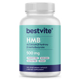 BESTVITE HMB Calcium Supplement 500mg front view of bottle