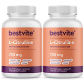 BESTVITE L-Citrulline 750mg capsules front view