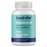 BESTVITE Melatonin SR 5mg 120 Veg Capsules front view