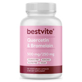 BESTVITE Quercetin & Bromelain supplement bottle front view