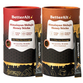 Better Alt Shilajit + Honey Sticks packaging front view