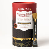 Better Alt Shilajit + Honey Sticks packaging front view