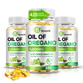 BEWORD Oregano Oil Softgels bottle front view