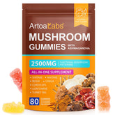 Beyxdu Mushroom Gummies front view with mixed fruit flavour