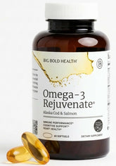 BIG BOLD HEALTH Omega-3 Fish Oil 60 softgels front view