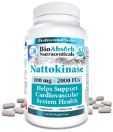 Bio Absorb Nutraceuticals Nattokinase Multi-Enzyme Supplement front view