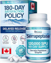 Bio Absorb Nutraceuticals Serrapeptase Multi-Enzyme Supplement front view
