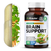 BIO KRAUTER Ginkgo Biloba Brain Support Capsules front view