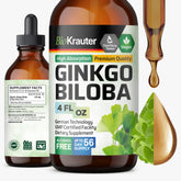 BIO KRAUTER Ginkgo Biloba Liquid Extract 4 fl oz bottle front view