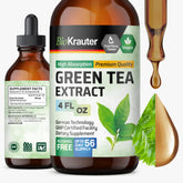 BIO KRAUTER Green Tea Extract Liquid Drops 4 fl oz front view
