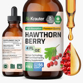 BIO KRAUTER Hawthorn Drops 4 fl oz front view