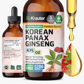 BIO KRAUTER Panax Ginseng Extract 4 fl oz bottle front view