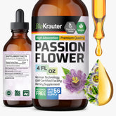 BIO KRAUTER Passionflower Sleep Supplement 4 fl oz front view
