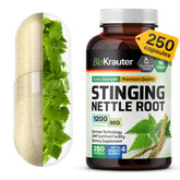 BIO KRAUTER Stinging Nettle Capsules front view with packaging