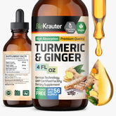 BIO KRAUTER Turmeric and Ginger Liquid Drops front view