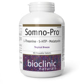 Bioclinic Naturals Somno-Pro 90 chewable tablets front view