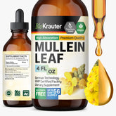 BioKrauter Mullein Leaf Extract Tincture 4 fl oz front view