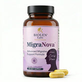 Biolen Labs MigraNova Daily Supplement front view with packaging