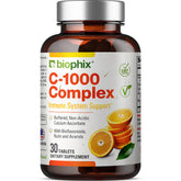 biophix Vitamin C 1000mg Supplement front view with packaging