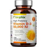biophix Vitamin D-3 Tablets 2000 IU front view