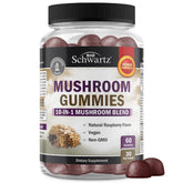 BioSchwartz 10-in-1 Mushroom Gummies front view packaging