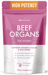 BioSchwartz Beef Organ Supplement for Women front view