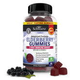 BioSchwartz Elderberry Gummies 60 count bottle front view