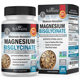 BioSchwartz Magnesium Bisglycinate 360 mini capsules front view