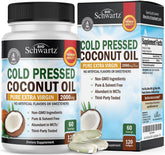 BioSchwartz Organic Coconut Oil Softgels front view