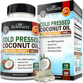 BioSchwartz Organic Coconut Oil Softgels front view