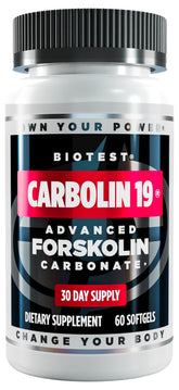 Biotest Carbolin-19 Fat Burner front view with packaging
