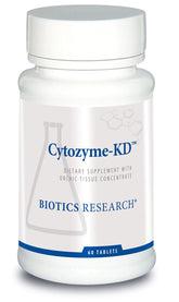BIOTICS RESEARCH Cytozyme-KD 50g supplement front view