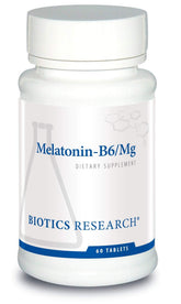 BIOTICS RESEARCH Melatonin-B6/Mag 60 tablets front view